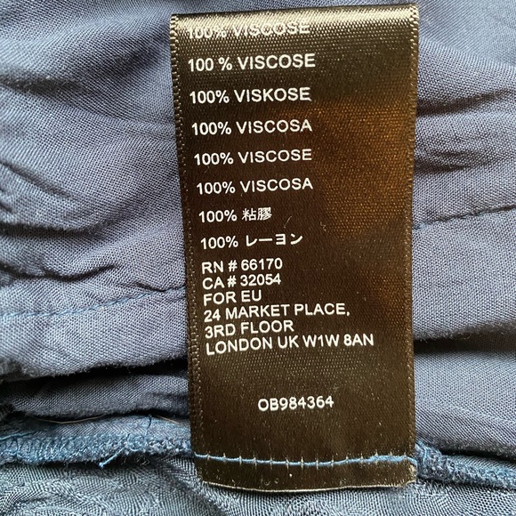 Anthropologie MAEVE Jacqueline Jacquard Jumpsuit in Navy - size small petite - Picture 16 of 16